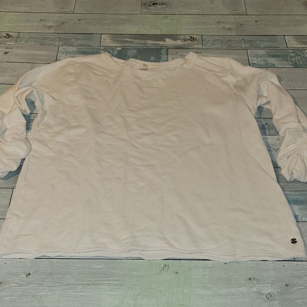 JAG Ruffled 3/4 Sleeve Shirt/Top sz Large